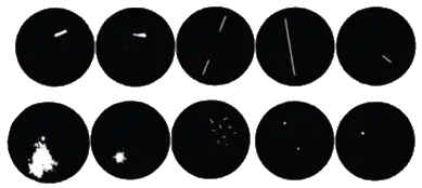 exemples de phosphènes